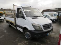 64 reg MERCEDES SPRINTER 513 CDI DROPSIDE / FLATBED C/W TAIL LIFT, 1ST REG 01/15, TEST 06/21,