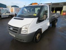 10 reg FORD TRANSIT 115 T330S LTD RWD TIPPER (DIRECT COUNCIL) 1ST REG 06/10, TEST 12/20, V5 HE