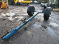 AGRICULTURAL CHASSIS BLUE FARM TRAILER WITH SUPERSINGLE TYRES [+ VAT]