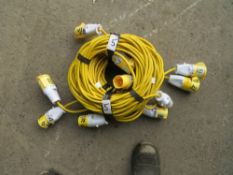 5 X 110V LEADS (DIRECT HIRE CO) [+ VAT]