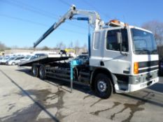 S reg DAF FAS 75 CF.290 TILT & SLIDE PLANT BODY C/W HYD WINCH (LOCATION SHEFFIELD) 1ST REG 10/98,