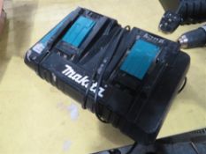 MAKITA DC18RD TWIN BATTERY CHARGER [NO VAT]