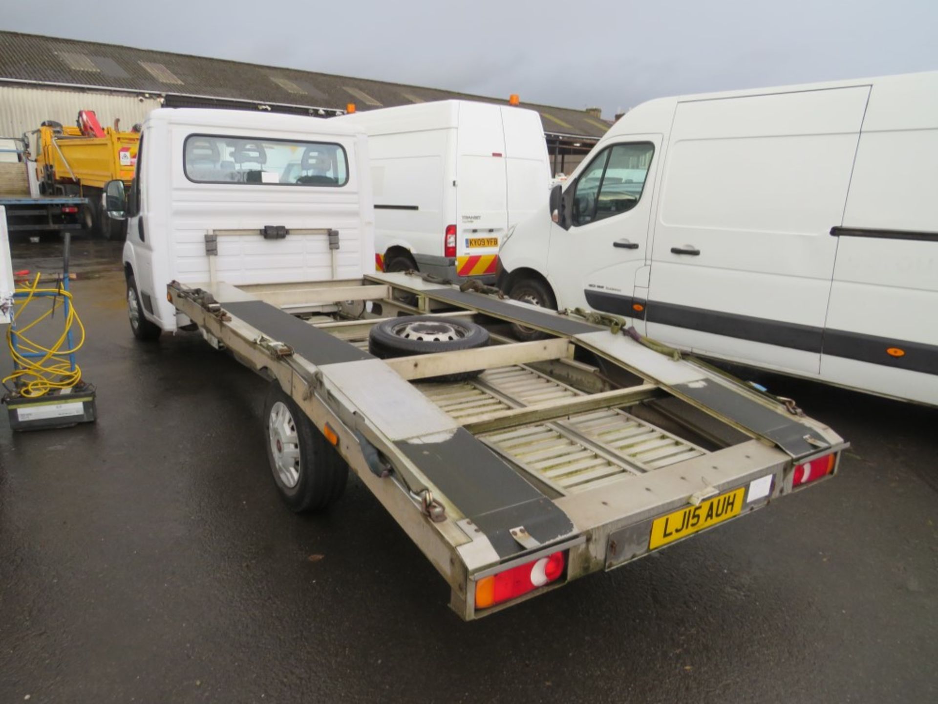 15 reg FIAT DUCATO 35 MULTIJET MWB 130 CAR TRANSPORTER (NON RUNNER) 1ST REG 06/15, 221706M - Image 3 of 5