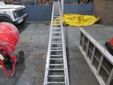 2 PART ALUMINIUM LADDER (DIRECT HIRE CO) [+ VAT]