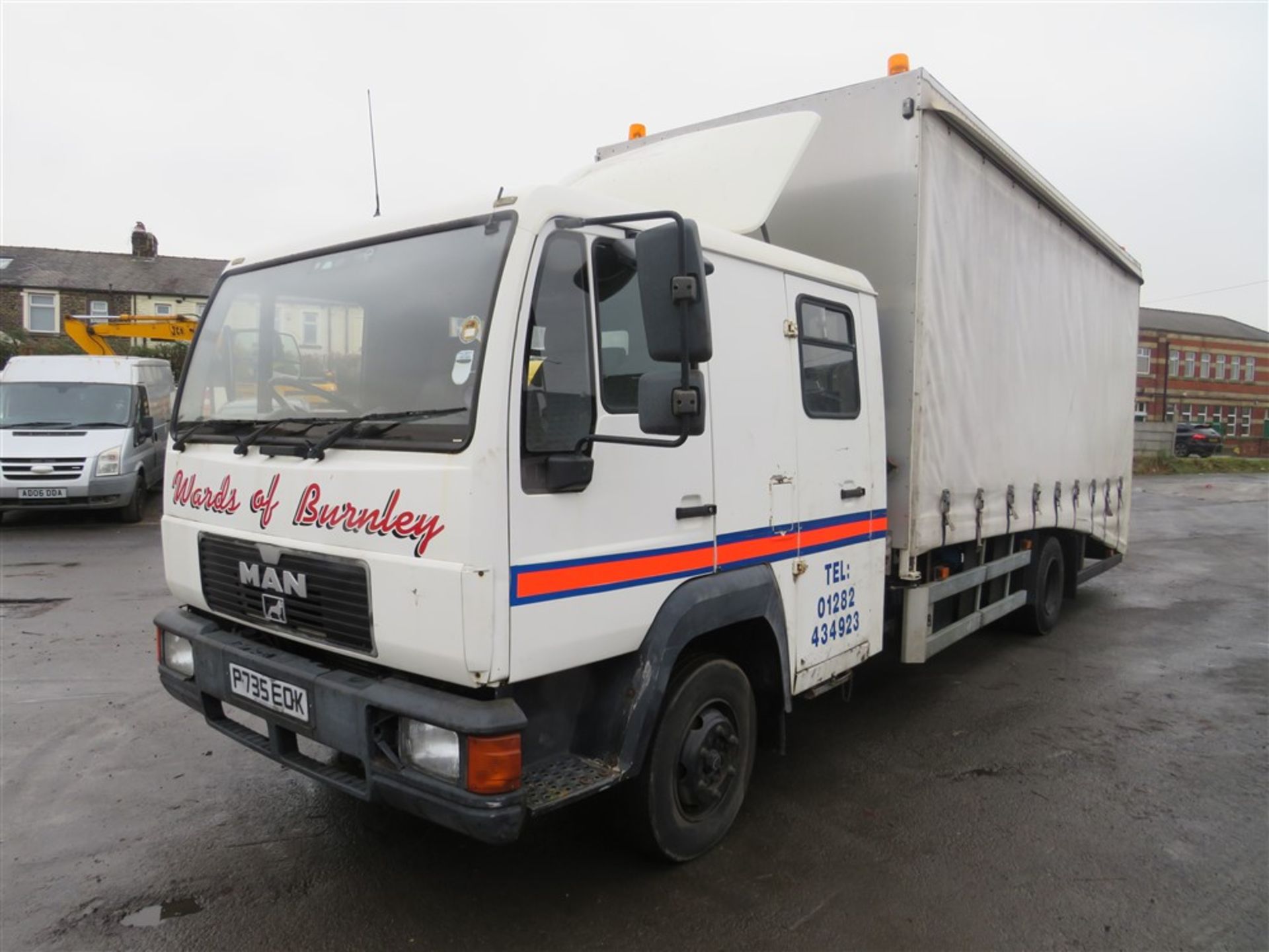 P reg MAN 10-153 CURTAIN SIDE RECOVERY VEHICLE (LOCATION BURNLEY) 1ST REG 08/96, TEST 10/21, - Image 2 of 8