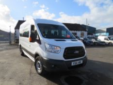 16 reg FORD TRANSIT 410 7 SEAT WHEELCHAIR ADAPTED MINIBUS, CRUISE CONTROL, PARK SENSORS, ETC, 1ST