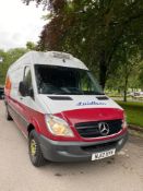 12 reg MERCEDES SPRINTER 313 CDI FRIDGE VAN (LOCATION RAMSBOTTOM) 1ST REG 03/12, TEST 10/21,