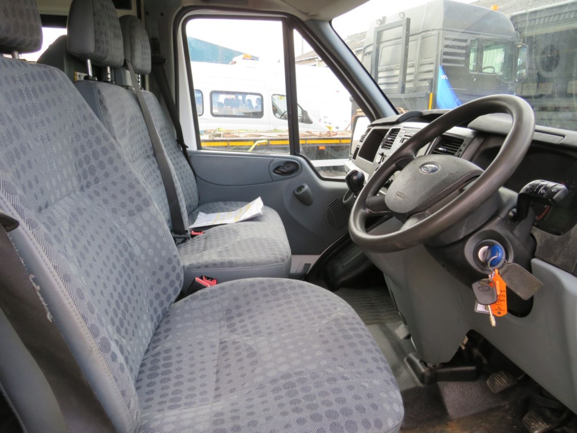 14 reg FORD TRANSIT 350 125 LWB JUMBO 9 SEAT CREW VAN, 1ST REG 03/14, TEST 03/21, 168891M NOT - Image 7 of 7