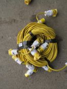 5 X 110V LEADS (DIRECT HIRE CO) [+ VAT]