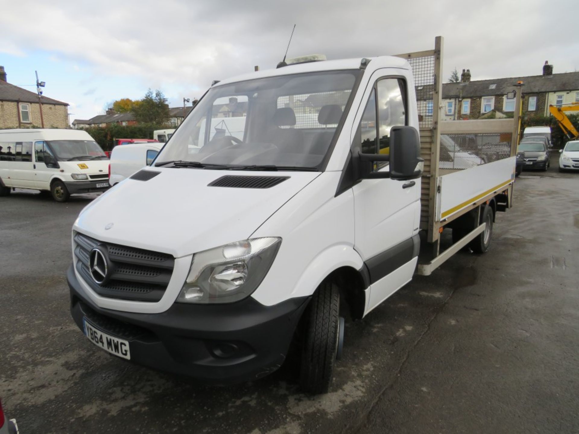 64 reg MERCEDES SPRINTER 513 CDI DROPSIDE / FLATBED C/W TAIL LIFT, 1ST REG 01/15, TEST 06/21, - Image 2 of 5