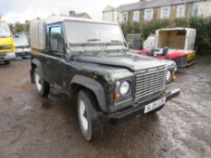 05 reg LAND ROVER DEFENDER 90 TD5 TRUCK CAB, 1ST REG 03/05, TEST 03/21, 182767M WARRANTED, V5