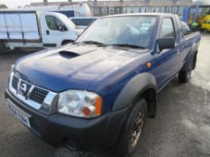 54 reg NISSAN D22 2.5 DI 4 X 4 PICKUP (DIRECT COUNCIL) 1ST REG 01/05, TEST 01/21, 116351M, V5