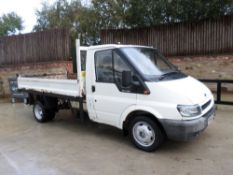 54 reg FORD TRANSIT 350 MWB S/CAB TIPPER (LOCATION SHEFFIELD) 1ST REG 09/04, 95116KM, V5 HERE, 1