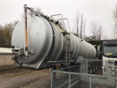 2011 CROSSLAND ARTICULATED 6WHL SLURRY TANKER TRAILER (DIRECT UNITED UTILITIES) (LOCATION KENDAL -