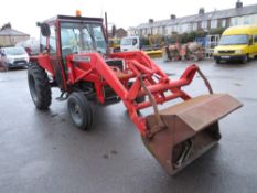 A reg MASSEY FERGUSON 20E TRACTOR (DIRECT COUNCIL) 1ST REG 10/83, 4476 HOURS, NO V5 [+ VAT]