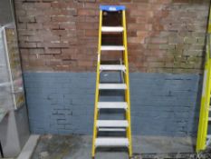 8 TREAD FIBRE GLASS STEP LADDER (DIRECT GAP) [+ VAT]