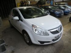 10 reg VAUXHALL CORSA CDTI VAN (DIRECT UNITED UTILITIES WATER) (NON RUNNER) 1ST REG 05/10, 99327M,