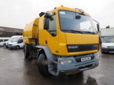 55 reg DAF FA LF55.220 ROAD SWEEPER, 1ST REG 01/06, 405180KM NOT WARRANTED, V5 HERE, 1 OWNER FROM