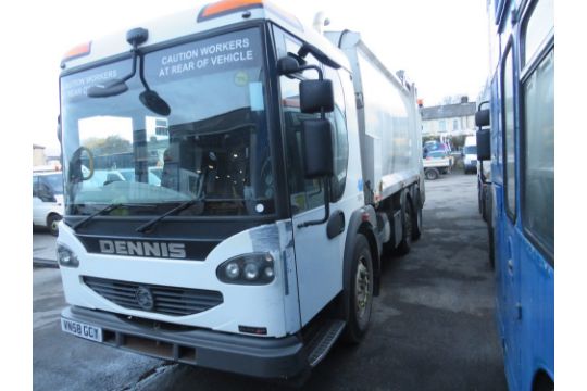 58 reg DENNIS N2429VRD2 REFUSE WAGON (DIRECT COUNCIL) 1ST REG 01/09, 55938M, V5 HERE, 1 OWNER FROM - Image 2 of 5