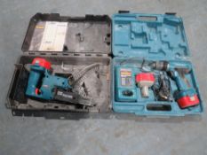 MAKITA 6270 CORDLESS DRILL & MAKITA 6835 SCREW GUN IN DEWALT CASE [NO VAT]