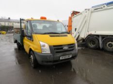 59 reg FORD TRANSIT 115 5350M RWD BEAVERTAIL (DIRECT COUNCIL) 1ST REG 02/10, TEST 02/21 [+ VAT]