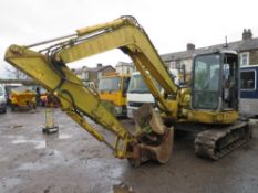 2006 KOMATSU PC78MR 8t EXCAVATOR & 2 BUCKETS, 7694 HOURS [+ VAT}