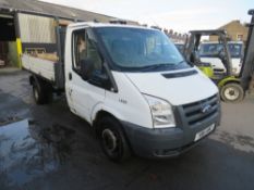 11 reg FORD TRANSIT 115 T330S LTD RWD TIPPER (DIRECT COUNCIL) 1ST REG 08/11, TEST 11/21, 113964M, V5