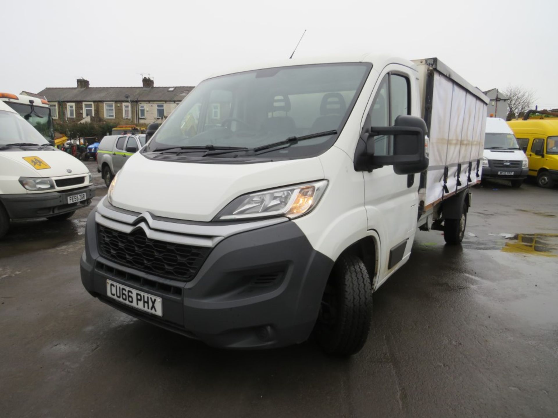 66 reg CITROEN RELAY 35 HDI CURTAIN SIDER, 1ST REG 09/16, 124495M WARRANTED, V5 MAY FOLLOW [+ VAT] - Image 2 of 5