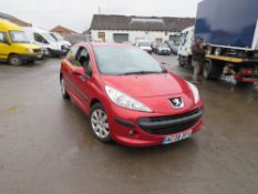 08 reg PEUGEOT 207S HDI, 1ST REG 07/08, TEST 09/21, 123889M NOT WARRANTED [NO VAT]