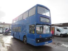 C reg LEYLAND OLYMPIAN DOUBLE DECKER BUS (DIRECT COUNCIL) C/W GARDENER ENGINE, 1ST REG 08/85,