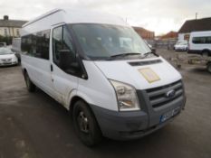 59 reg FORD TRANSIT 115 T370 15S RWD MINIBUS (DIRECT COUNCIL) 1ST REG 09/09, TEST 07/21, 99264M,