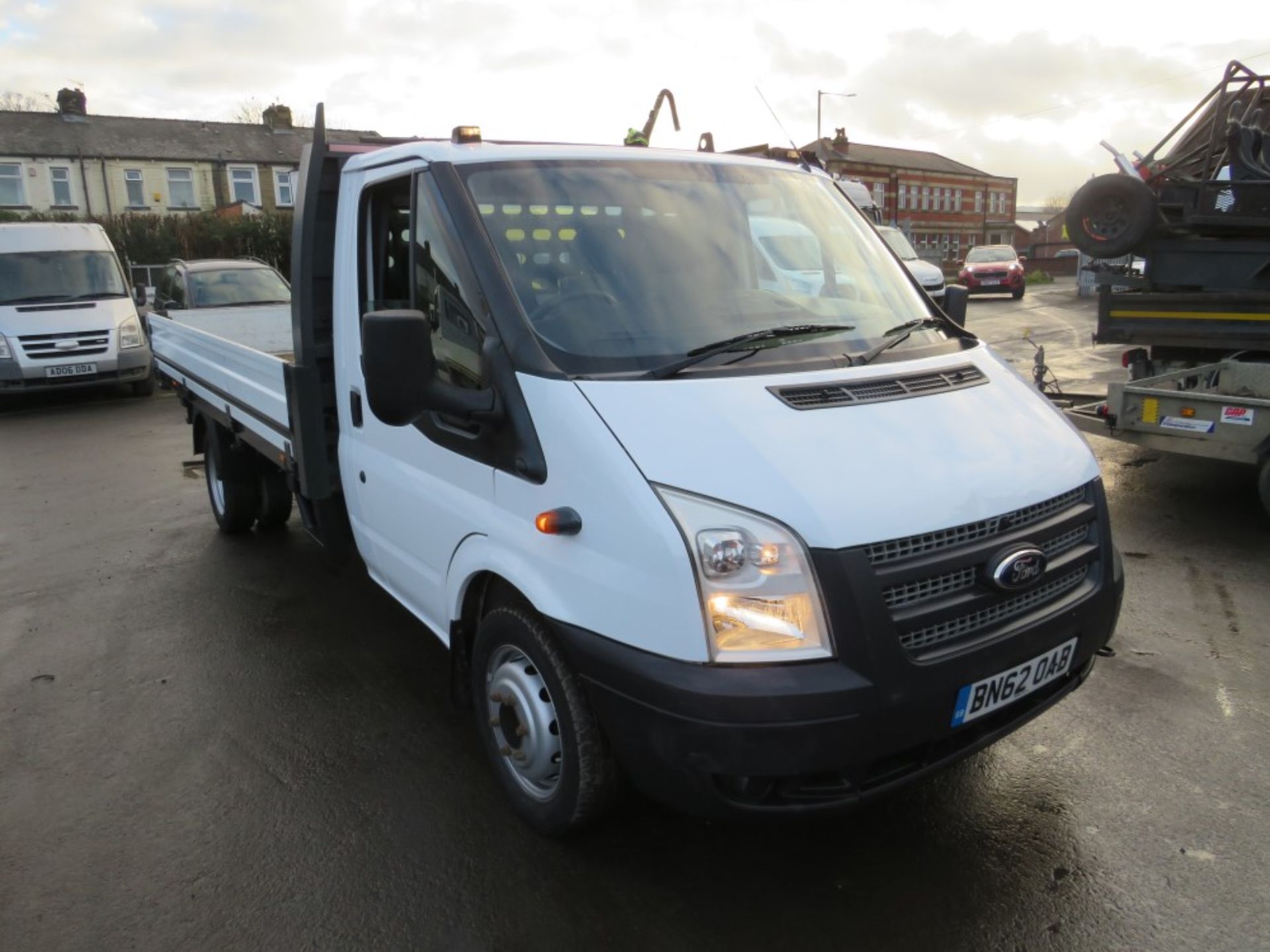 62 reg FORD TRANSIT T350 100 RWD DROPSIDE, 1ST REG 09/12M 47086M WARRANTED, V5 HERE, 1 OWNER