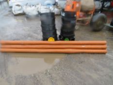 DRAINAGE PIPE & 2 INSPECTION CHAMBERS [+ VAT]