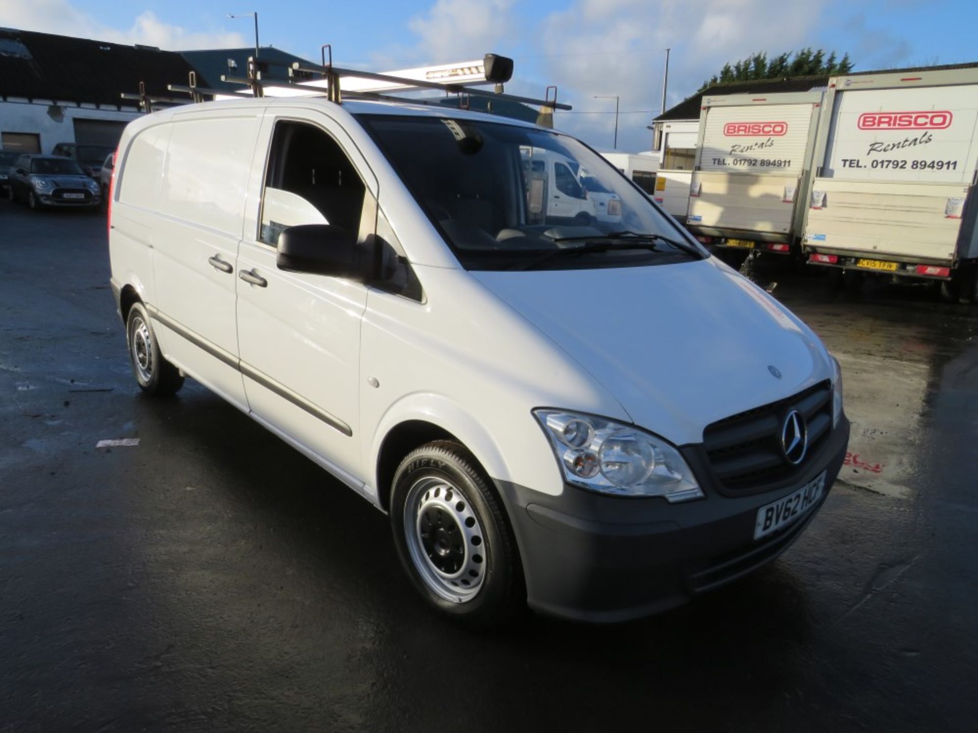 62 reg MERCEDES VITO 110 CDI COMPACT, 1ST REG 09/12, TEST 11/21, 96873M WARRANTED [NO VAT]