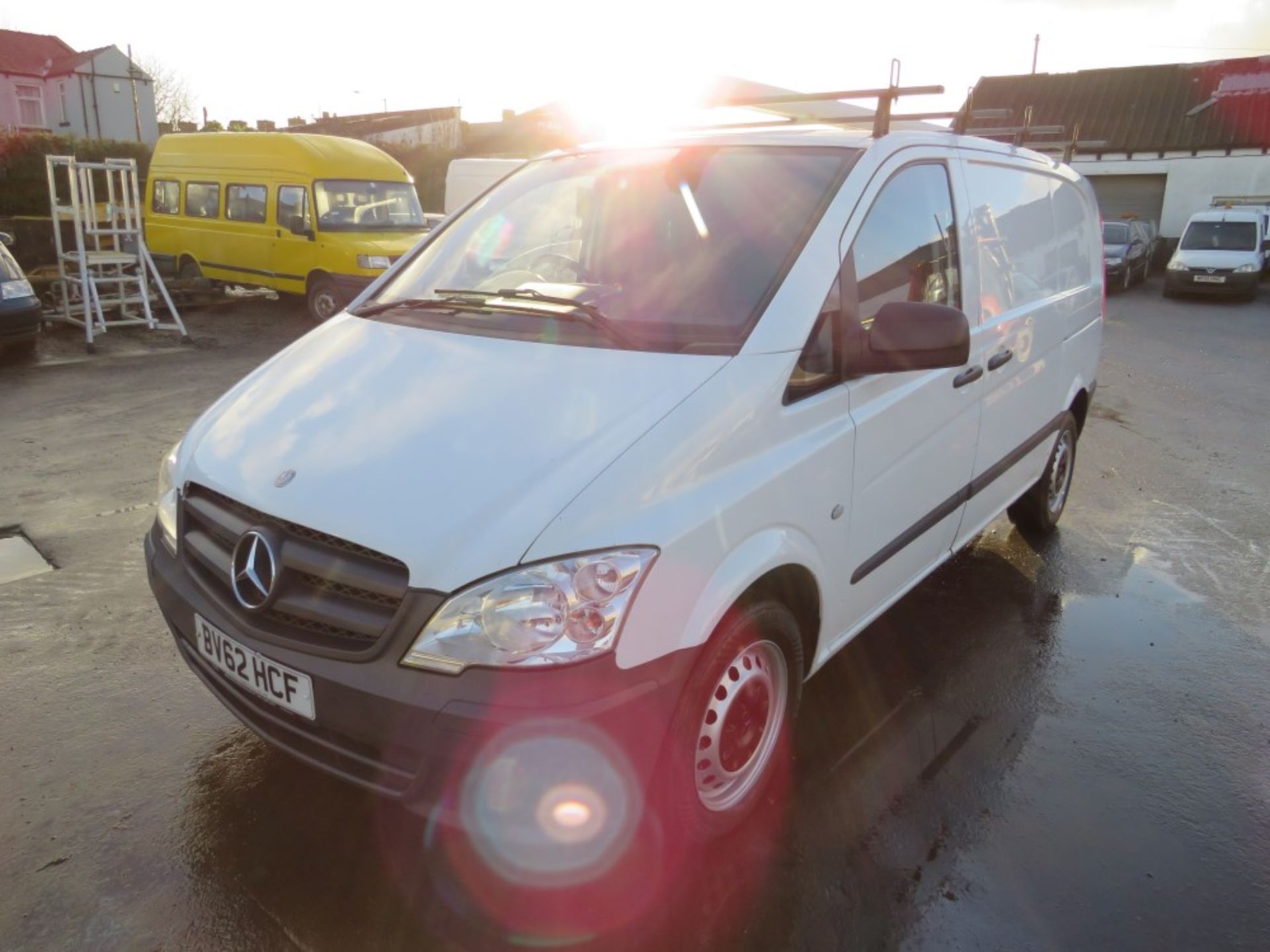 62 reg MERCEDES VITO 110 CDI COMPACT, 1ST REG 09/12, TEST 11/21, 96873M WARRANTED [NO VAT] - Image 2 of 6