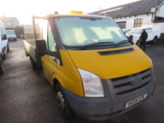 59 reg FORD TRANSIT 115 T350M RWD DROPSIDE (DIRECT COUNCIL) 1ST REG 10/09, TEST 10/21, 70588M, V5