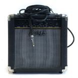 A Cruiser by Crafter CR-10G guitar amplifier; together with a Speed guitar tuner
