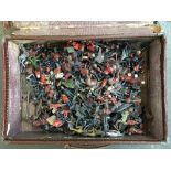 A very large quantity of cast metal toy soldiers