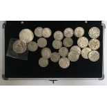 A quantity of silver coins to include a United States of America 1 oz. fine silver one dollar 2010