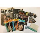 A quantity of Beatles ephemera to include Beatles colour cards no. 5, 9, 20, 25, 37, 43, 47 and