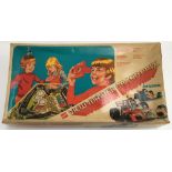 Very rare View-Master Grand Prix board game, with four Matchbox cars and viewer with discs,