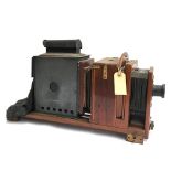 A Thornton-Pickard Imperial projector and enlarger, circa 1900, for plates and slides 3.15"x4"