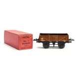 Hornby O gauge wagon No. 1, 'LMS 13T 210112' with original box in excellent condition