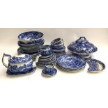 A quantity of Spode's 'Italian' china, to include various plates, fruit bowls, teapot, milk jug,