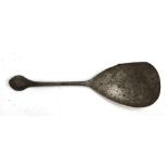 A very old iron spoon