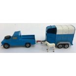 A Corgi Toys Land Rover 109" WB; together with a Corgi Rice Beaufort Double horse box with horse