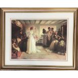 A framed print of John Henry Frederick Bacon, 'Wedding Morning', 43x59cm