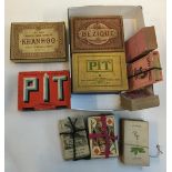 A number of card games, to include Bezique by Goodall & Son; 'The New Chinese Card Game of Khanhoo',