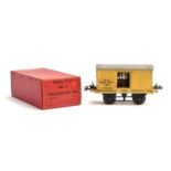 A Hornby O gauge Refrigerator Van No.1 LMS, R172, 'Vent Insul Meat LMS 6T 2797 70', with original