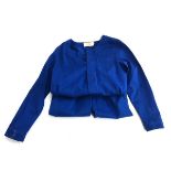 A Le Mont St Michel Vetement de Travail blue cotton boiler suit, UK size 8 (36)